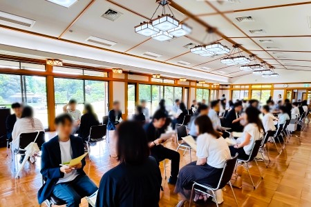 写真：1対1トークタイムの様子