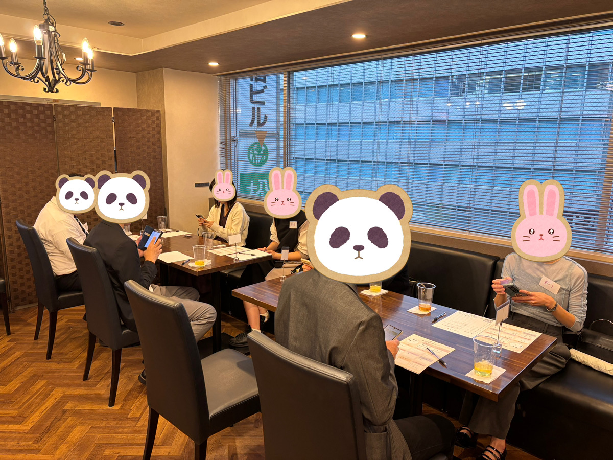 写真：パーティの様子