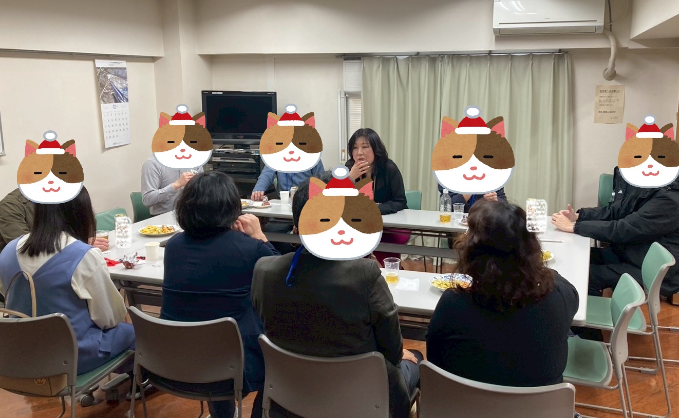 写真：パーティの様子