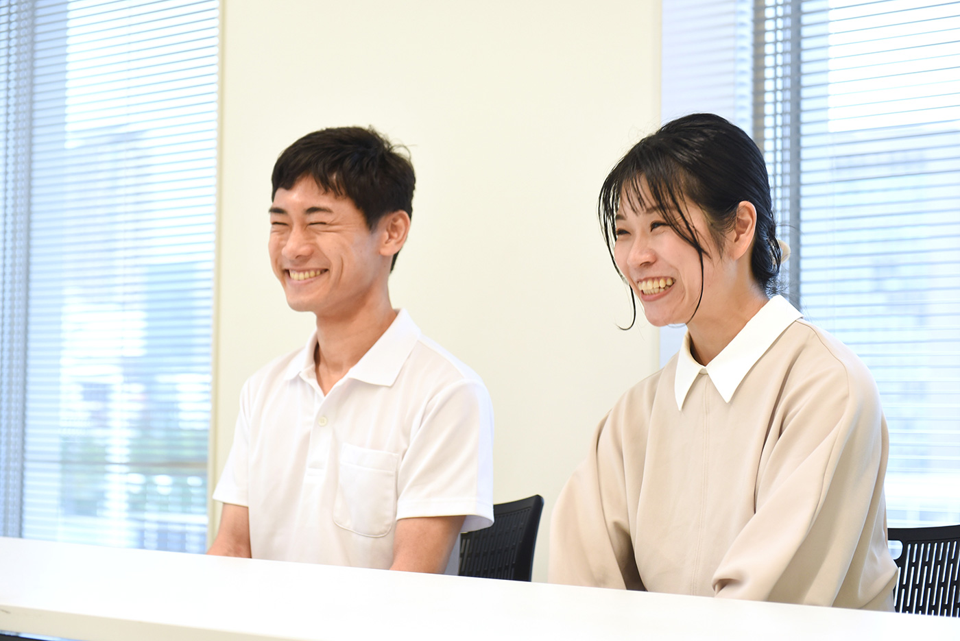 写真：①としろうさん（男性）×しほさん（女性）２