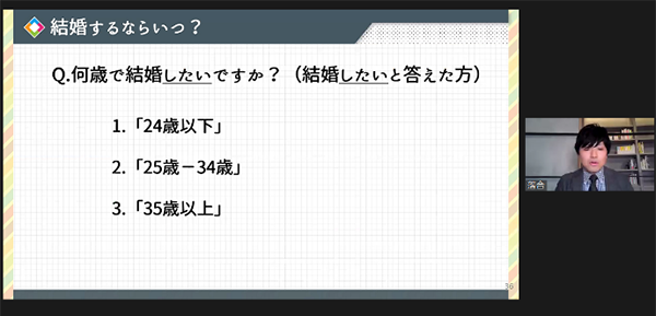 結婚についての質問２の画像